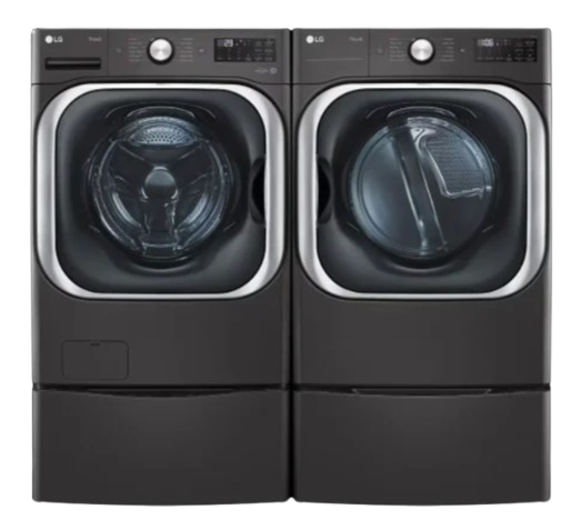 Front-load washer and dryer